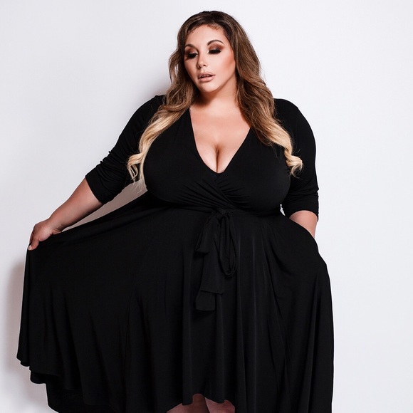 Plus Size ‘Goddess’ High Low Dress - Picture 3 of 7